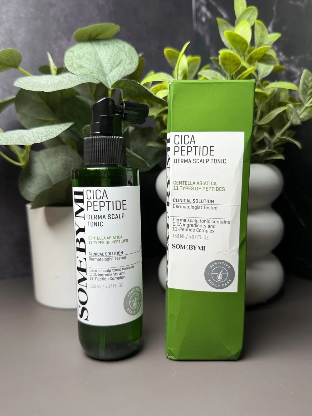Cica Peptide Derma Scalp Tonic – Green
